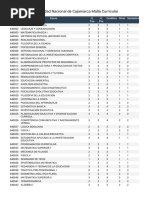 Universidad Nacional de Cajamarca Malla Curricular