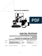 Analisis de Alimentos Guía Profesor