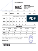 Certificado Alambre 0.9mm