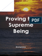 Proving The Supreme Being