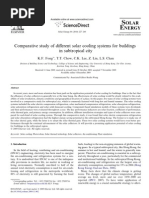 Comparative Study of Different Solar Cooling Systems For Buildings