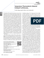 Mid-Temperature Thermoelectric Material