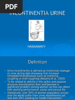 Incontinentia Urine: Hasnawaty