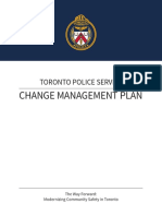 Change Management Plan: Toronto Police Service