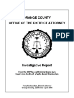 Orange County DA Chamberlain Report