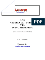 C.W. Leadbeater - Los Centros de Fuerza y El Fuego Serpentino