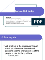 Job Analysis and Design