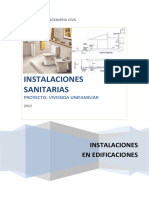 Memoria de Calculo Instalaciones Sanitarias Interiores Ica Peru