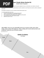 Water Rocket Template