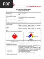 Hoja de Datos Penetrating Oil