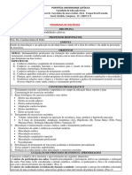 Plano de Aula Da Disciplina Musculação