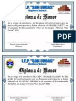 Diplomas San Lucas 2018