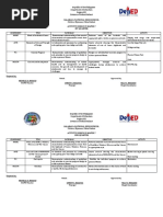 Mapeh Activity Design 2018-2019