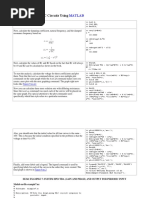 Mat Lab Numerical