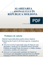 MRU Salarizarea Personalului RM