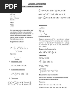 Leyes de Exponentes