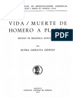 Gangutia Elicegui Elvira - Vida Muerte - de Homero A Platon PDF