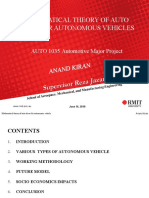 Mathematical Theory of Autonomous Vehicle (s3223883)