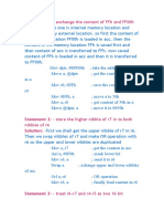 Statement 1: - Exchange The Content of FFH and Ff00H Solution