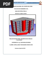 Analisis Sismico de Edificio de 6 Niveles y Un Sotano 