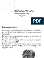 Diseño Mecanico 2 - Diseño de Engranajes Conicos