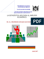 La Estadística Aplicada Al Análisis Economico PDF