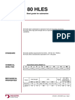 80 Hles: Steel Grade For Submarine