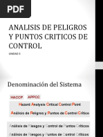 Analisis de Peligros y Puntos Criticos de Control