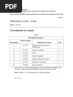 Diferencial y Corona - Armar