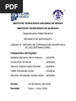 Método de Comparación Geométrica de Las Deformaciones