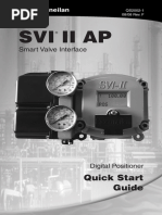 Masoneilan - SVI-II AP IOM Manual Quick Start Guide PDF