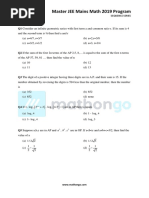 Assignment 1 Sequence Series Mathongo