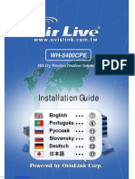 Installation Guide: WH-5400CPE