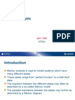 Markov Analysis: Jørn Vatn