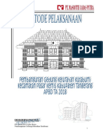 Metode Kerja Gedung Kelurahan Kutabumi PDF