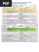 1er Congreso Internacional de Bioquímica y Farmacia Programa