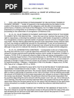 Petitioner vs. vs. Respondents: Second Division