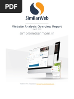 Simpleindianmom - In: Website Analysis Overview Report