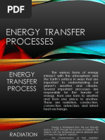 Energy Transfer Process