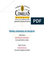 Modelos Matemáticos de Simulación