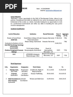 K.parameshwar Resume