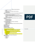 Planejamento Operacional Da Montagem de Sistemas Mecânicos