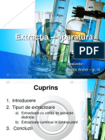 Aparatura Utilizata in Procedeul de Extractie - Industrie Farmaceutica.