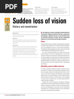 Sudden Loss of Vision: History and Examination