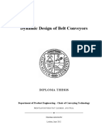 Dynamic Design of Belt Conveyors: Diploma Thesis