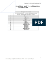 CGV Lab Manual by Chandrashekar M A