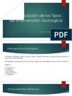 Identificacion de Los Tipos de Intervencion Quirurgica