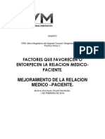 Ensayo de Relación Medico - Paciente