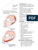 Placenta Previa Handout