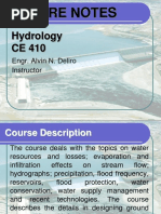 Lecture Notes - Hydro